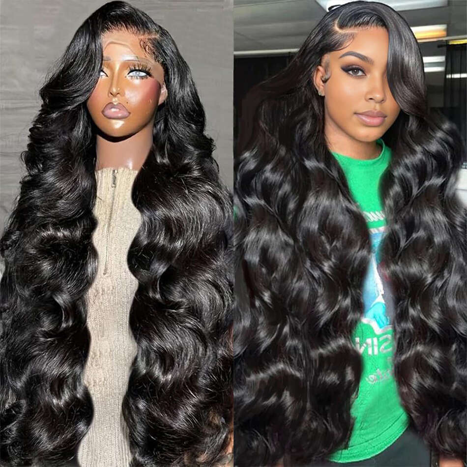 Front Wig Transparent 13x4 Body Wave Lace Frontal Wigs Human Natural Haire Pre Plucked With Baby Hair