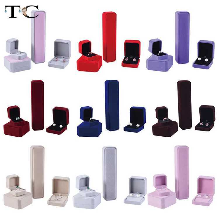 Ring Box Necklace Packaging Organizer Jewelry Packaging Bulk Gift Box Earring Bracket Gift Box Necklace Organizer W241019
