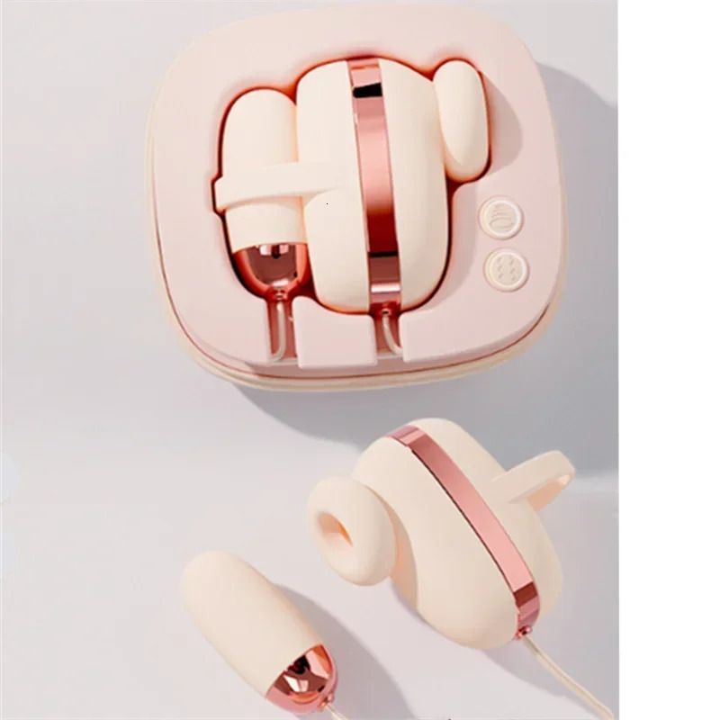 2in1 suction vibrating egg clitoral Gspot stimulation anal massager adult sex toy 241009