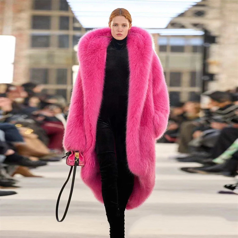 Winter Womens Thick Coat Artificial Fur Autumn Winter Collar Hat Fur Coat Womens Unique Long Sleeve Crop Extra Large Warm Coat 241018