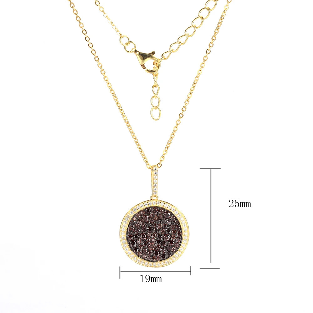 TKJ genuine 925 sterling silver jewelry natural gemstones black spinel necklace and pendant party womens wedding gift 241018