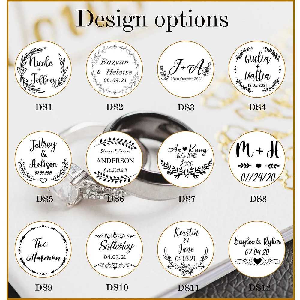 Gift her personalized ring box engagement ring cutlery storage customized wooden ring Keepsake carving wedding vows W241019