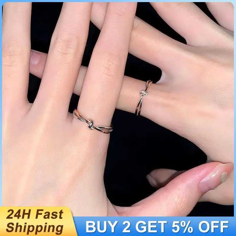 Dont Fade Minimalist Ring Simple Design Couple Accessories High Quality M bius Stripe Unique Strap Fashion Accessories Y241019
