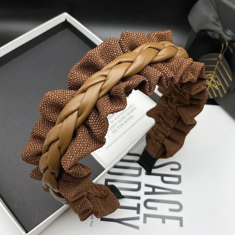 Fashion Womens Hairbands Girls Twisted Wide Cone Headbands Hair Accessories 241018
