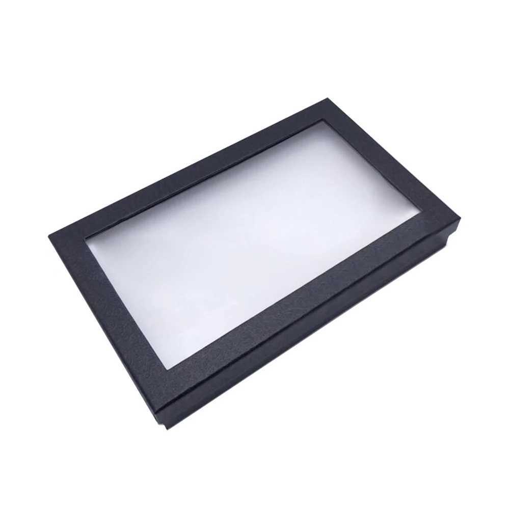 Portable Fashion Transparent 36 Slot Ring Display Stand Metal Earrings Bijoux Storage Box Jewelry Display Cabinet W241019