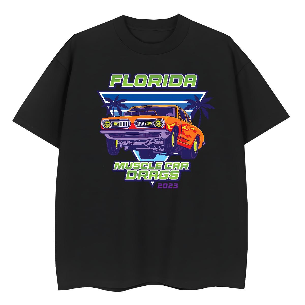 Fashion T Shirt For Woman 230g Pure Cotton Crew Neck Breathable Street car Womens Tshirts Wholesale Customized Tops Shirt