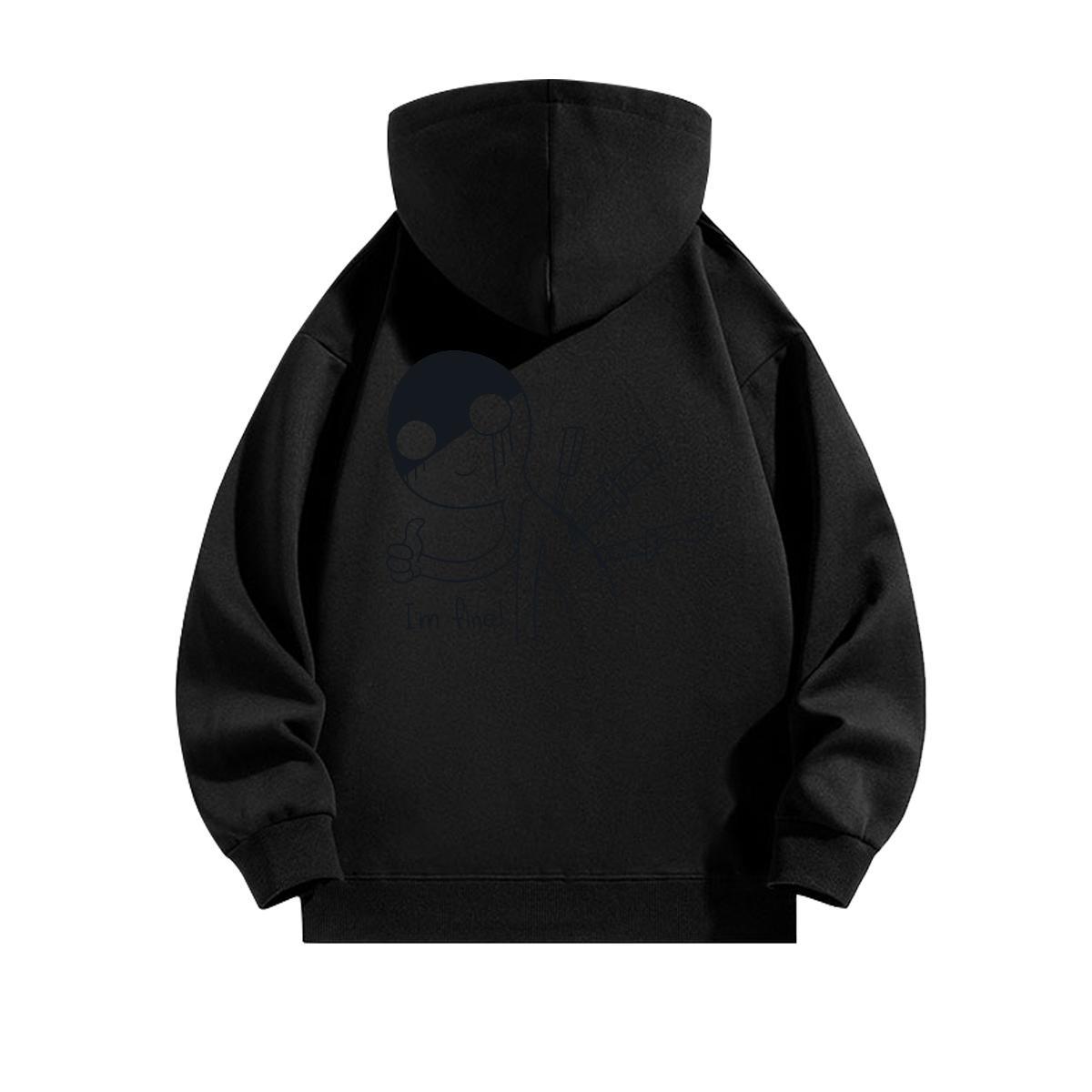 Factory Direct Men Sweatshirt hoodie Hooded Collar Designer Hoodie for Man Woman Plus Size Cartoon Pullover Hoodie Autumn Winter Casual Velvet Thick