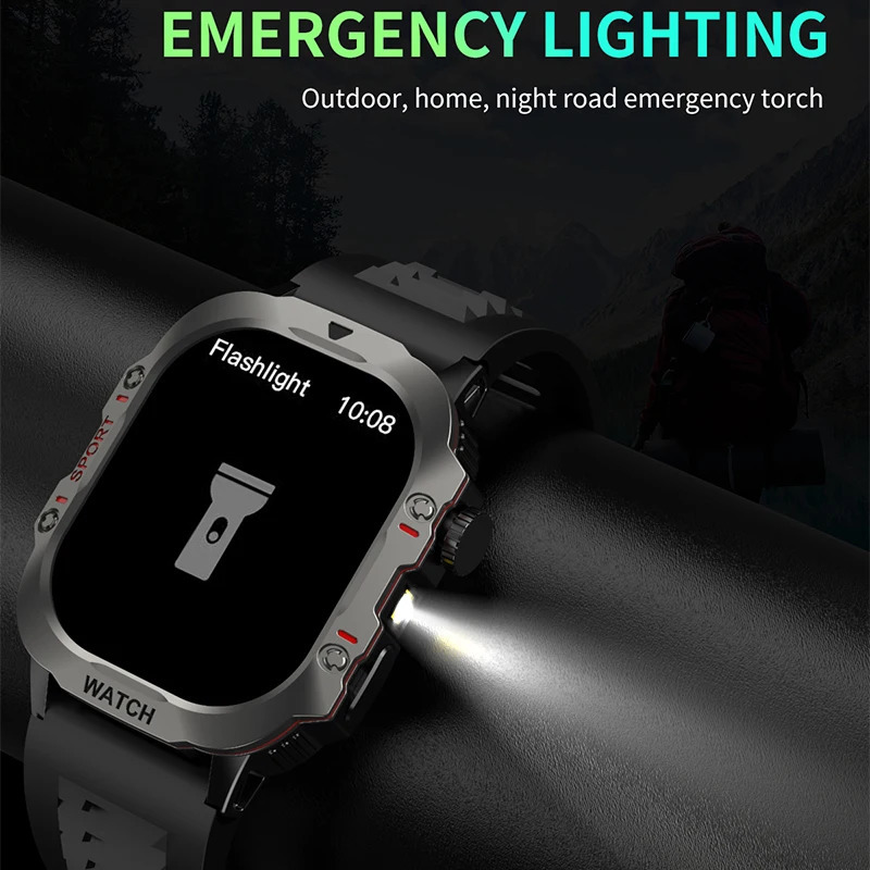 Mens 52 Bluetooth Call Smart Watch 201inch Full Screen Touch 240 296 Resolution IP67 Waterproof 241009