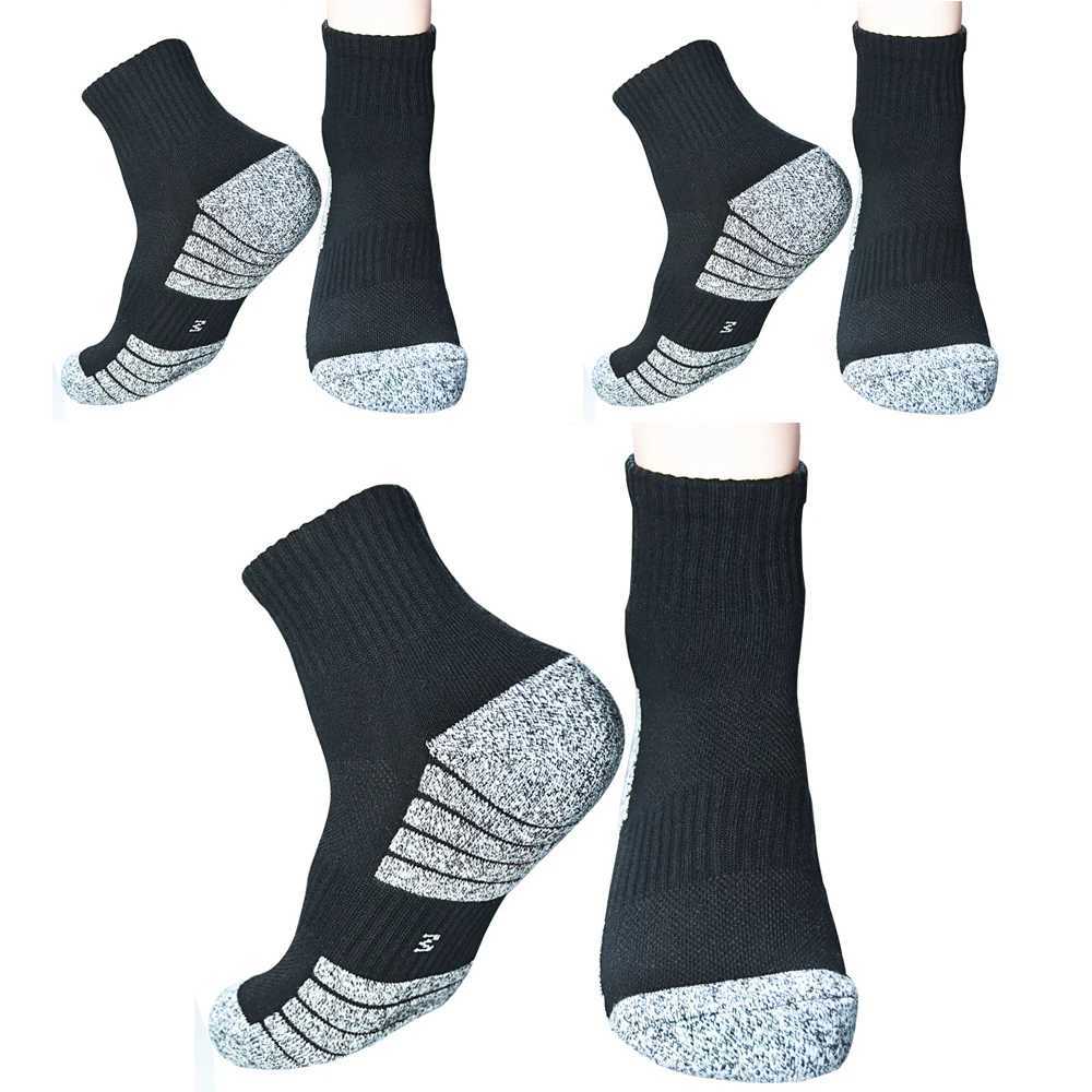 3 Pairs Thick Towel Base Autumn Winter Men Socks Breathable Cotton Sports Sock Breathable Deodorant Men Outdoor Running SocksXJ241019