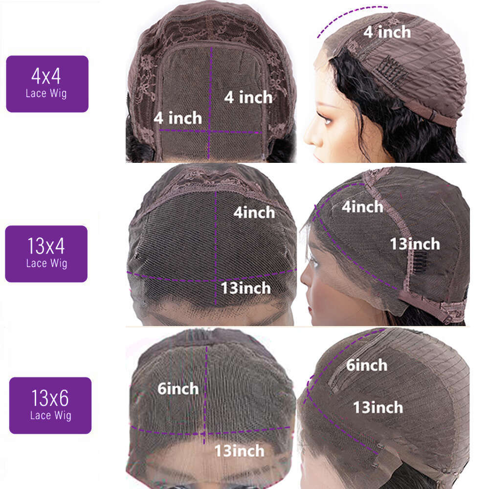 Wave Transparent Water Lace Front Wig Human Hair Deep x Frontal Wigs For Women X Wet And Wavy Closure al s