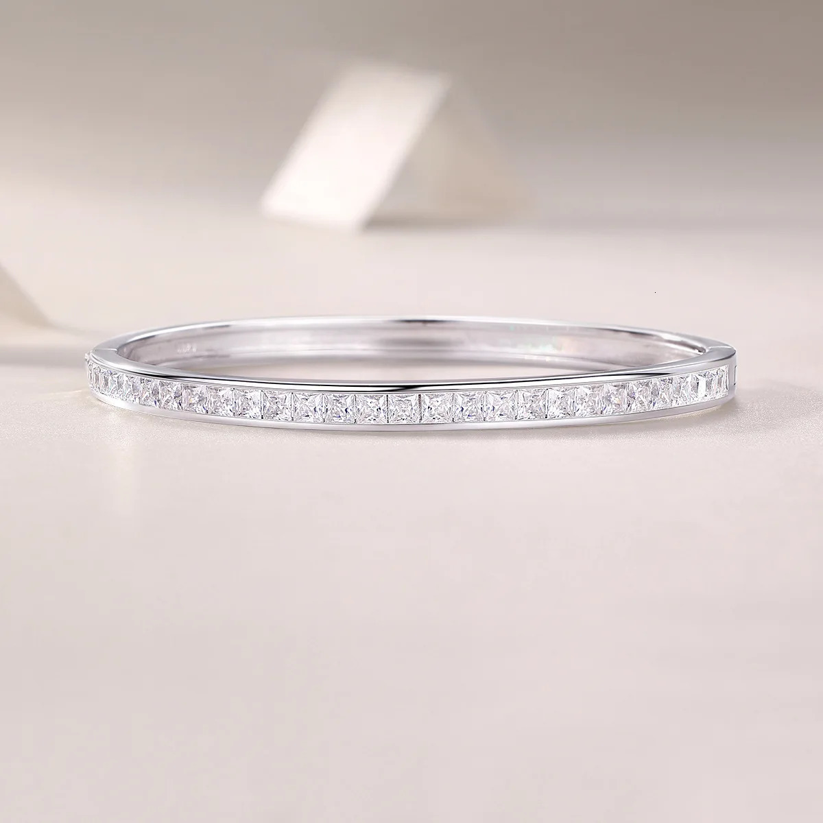 TBCYD 2.16cttw D Colored Bracelet for Women GRA Certified S925 Silver 3 * 3MM Princess Cut Diamond Bracelet Jewelry 241007