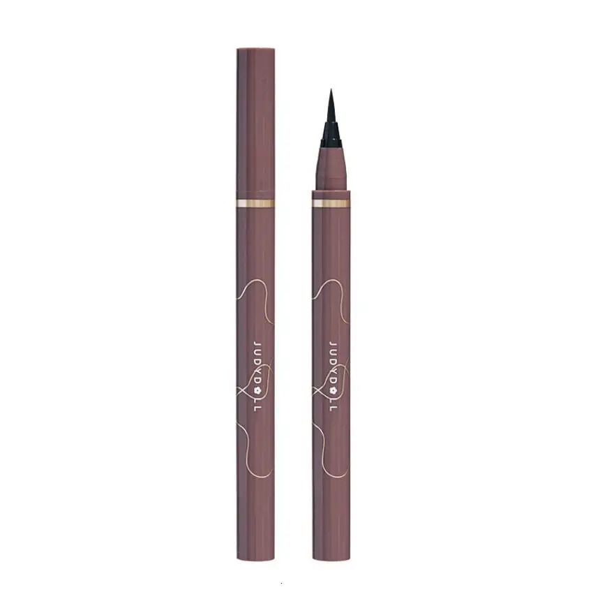 Judydoll a black liquid eyeliner pen waterproof for 24 hours long time smooth eye makeup superfine eyeliner pen 241018