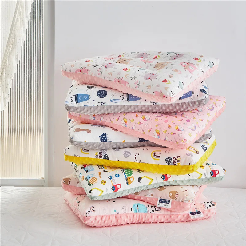 Soft Gauze Baby Pillow Comfortable Doudou velvet pillow For borns Baby Sleep Headrest Breathable Infant Kids Pillow 241008