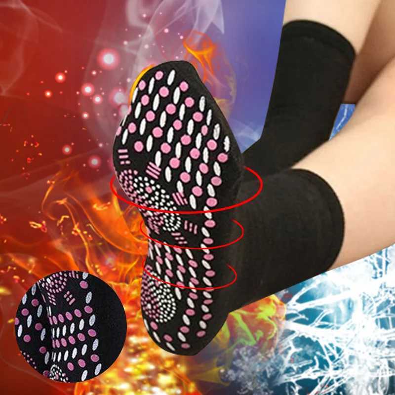 Winter Self-heating Magnetic Mens Socks Self Heated Socks Snow Warm Couple Massage Pression Medium Tube Comfortable Funny SockXJ241019