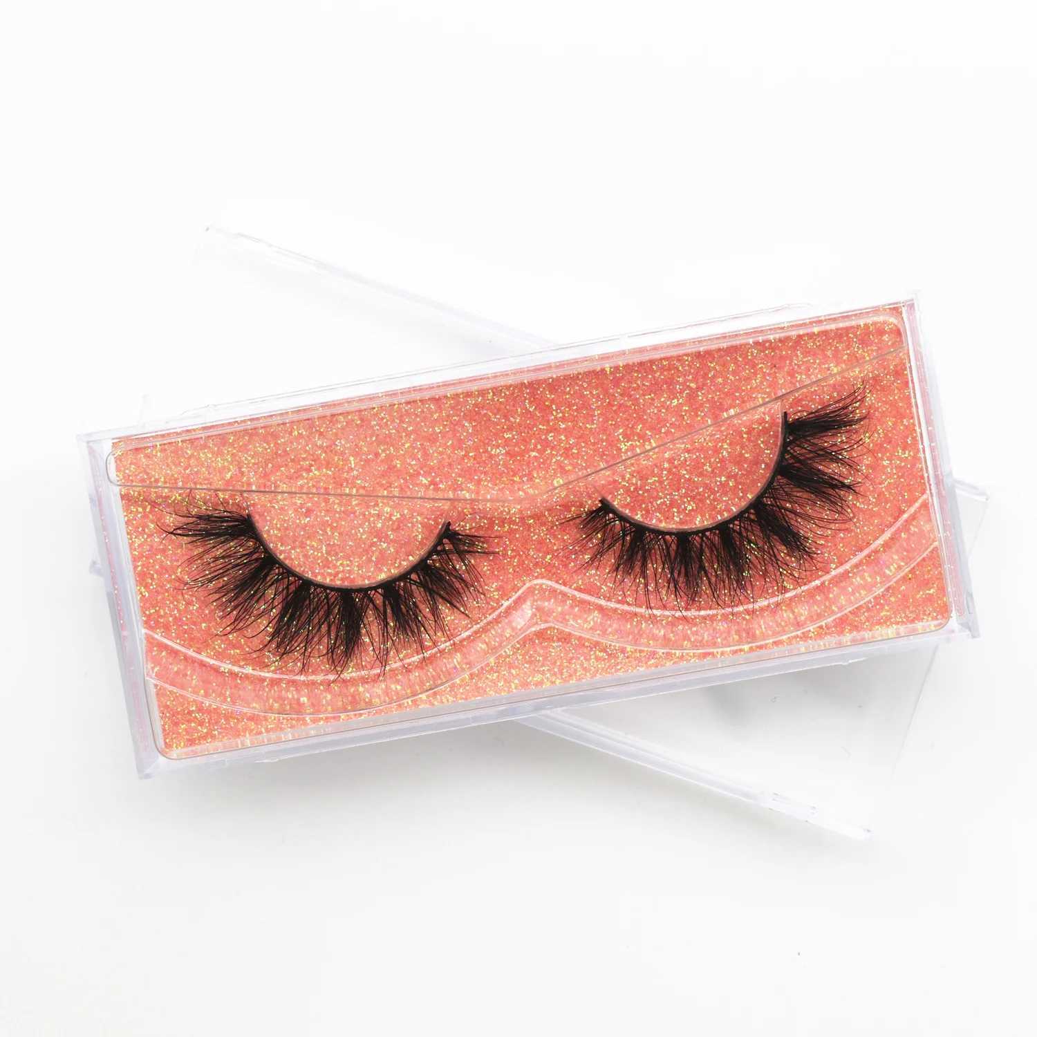 3D Mink Eyelashes Natural Long Lashes Wispy Lashes 3D Mink Lashes 100% Cruelty-free Real Mink Fur False Eyelashes Makeup LashesXJ241019