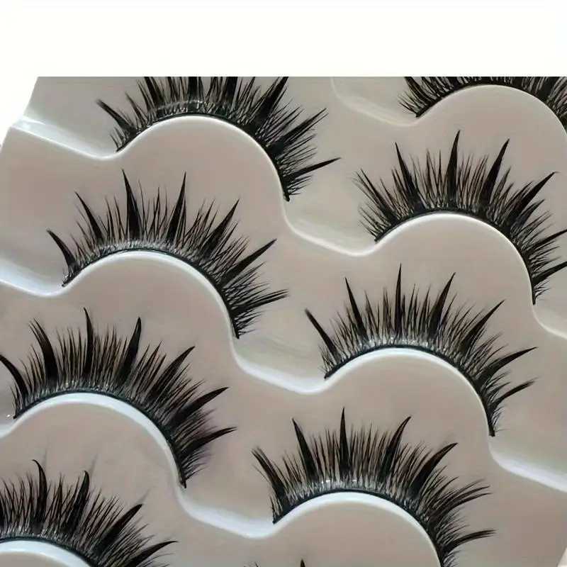 5 pairs of fake eyelashes thick cosplay big eyed fake eyelashes 5 pairs of makeupXJ241019