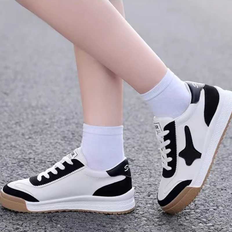 Athletic Outdoor Zapatillas childrens board shoes childrens spring and autumn new girls soft sole sports shoes boys anti slip white sports shoes H2410