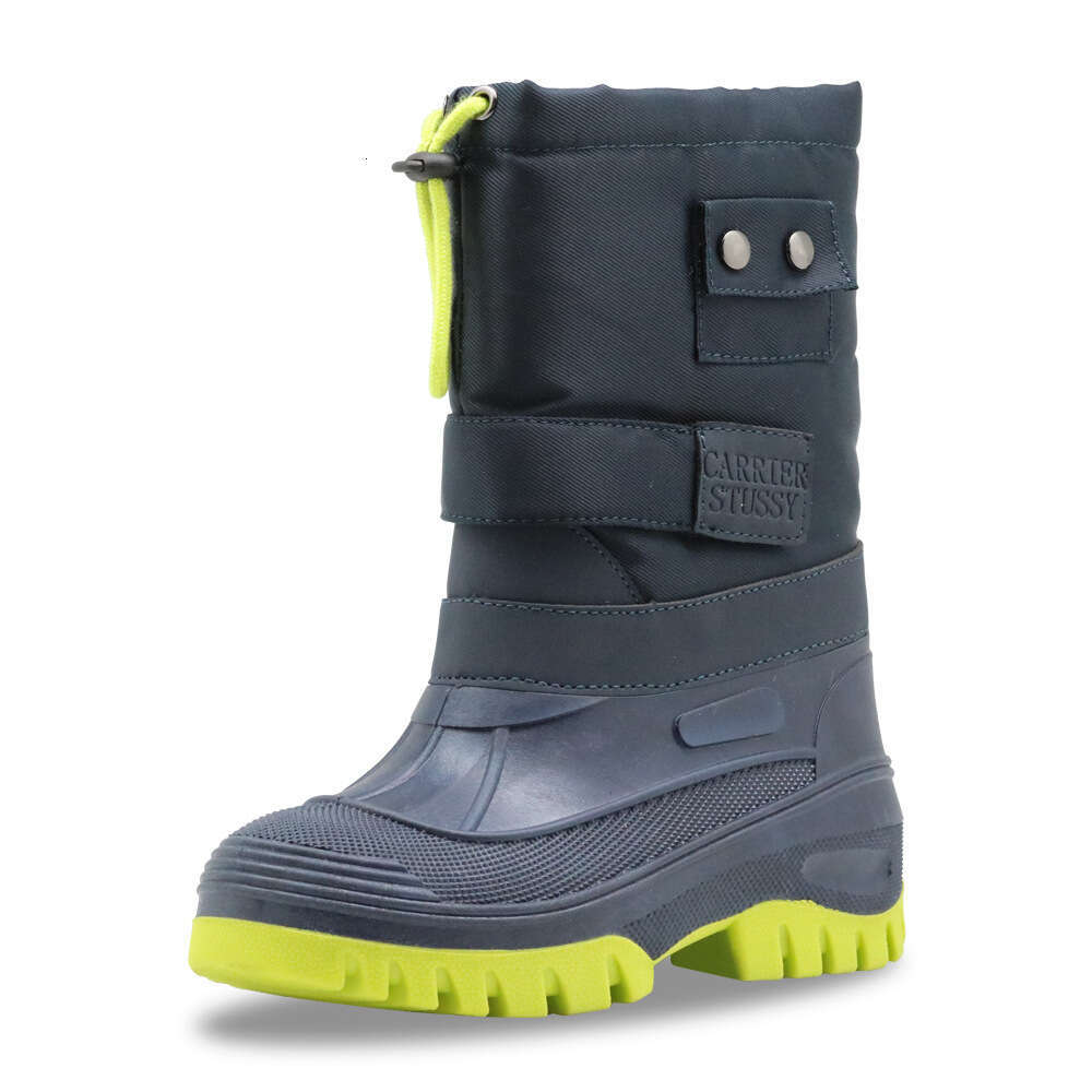 Designer Boot Winter Cotton Boot Brand Boys' Casual Boots, Thickened And Plush Snow Cotton Shoes, Midsole Boots, Anti-Skid Snow Boots 9df