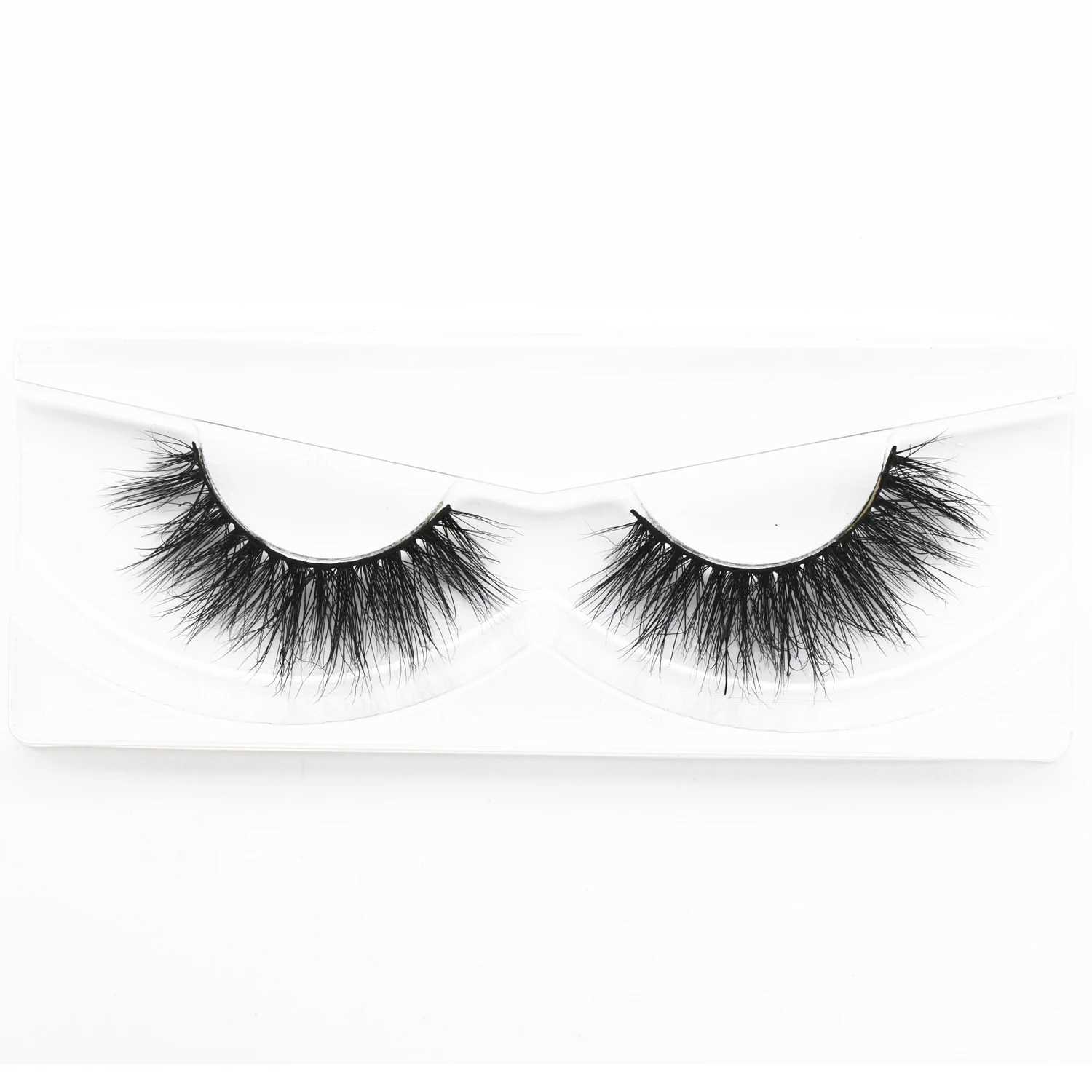 D102 Wispy 3D Mink Lashes Natural Long Crisscross False Eyelash Miami Lashes Fluttery 3D Mink Lashes Perfect For a Doll Eye LookXJ241019