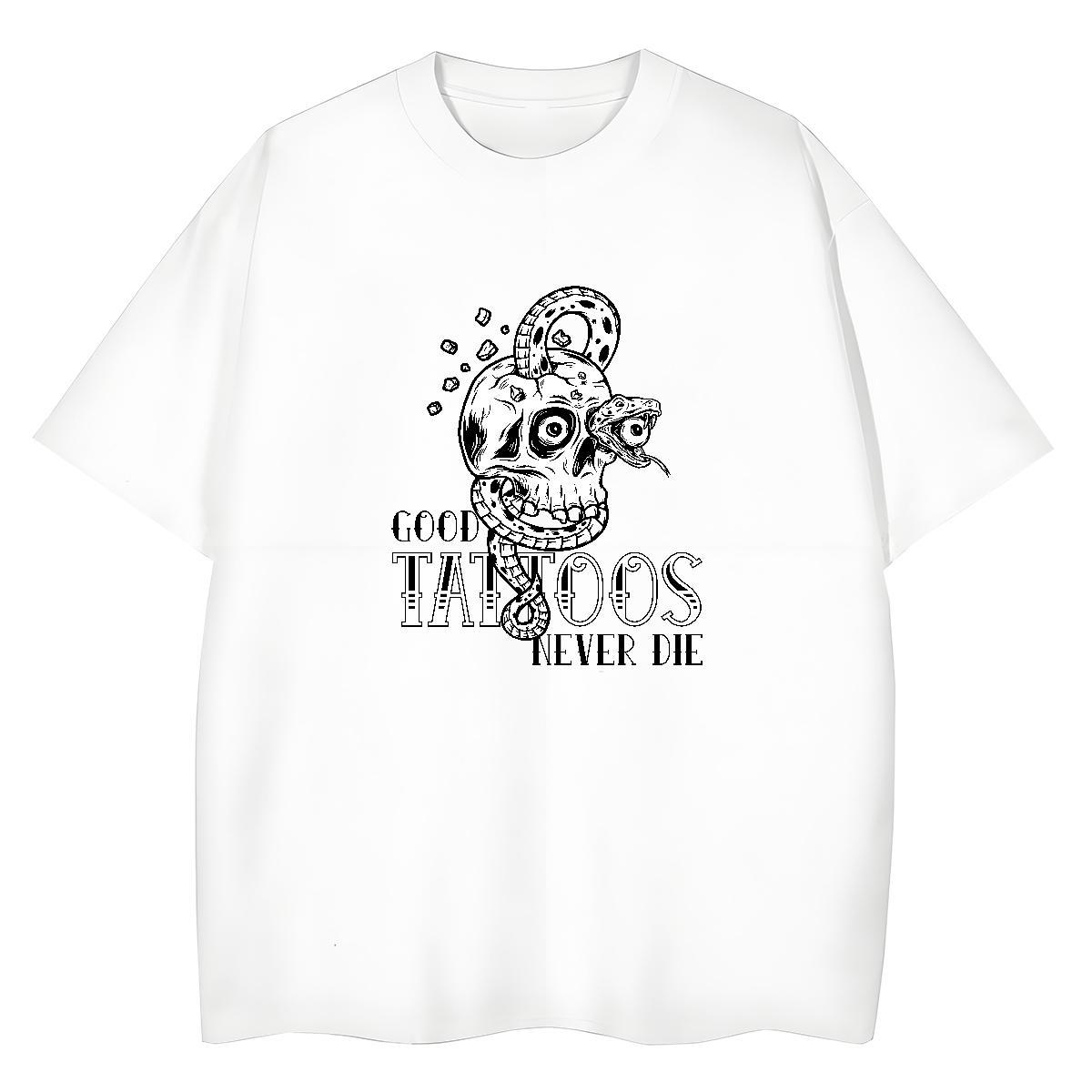 2024 Casual T Shirt For Woman 230g 100% Cotton Breathable Soft Summer Casual logo Lady T shirt Loose Cartoon Printing L-4XL Tops