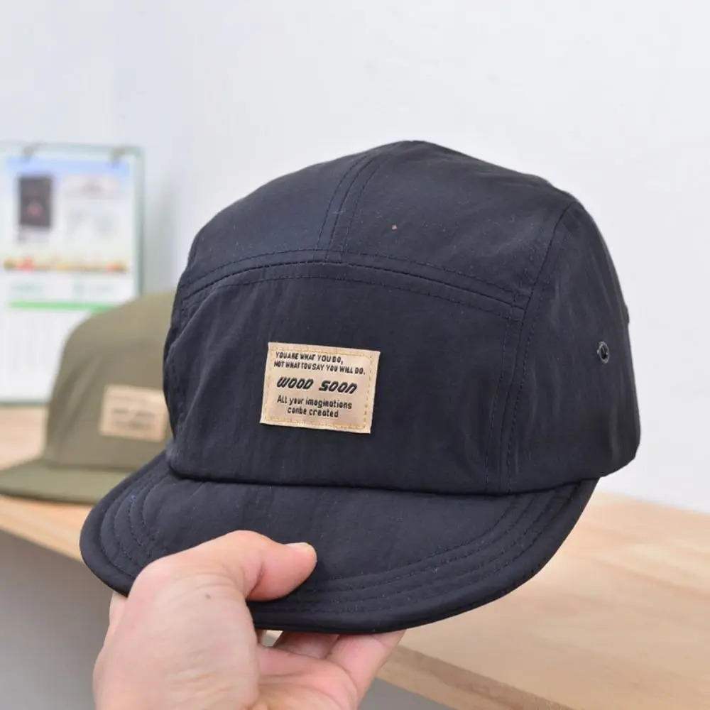Breathable Quick-drying Baseball Cap Soft Top Short Brim Hip-hop Cap Flat Fashion Sport Sun Hat 241009
