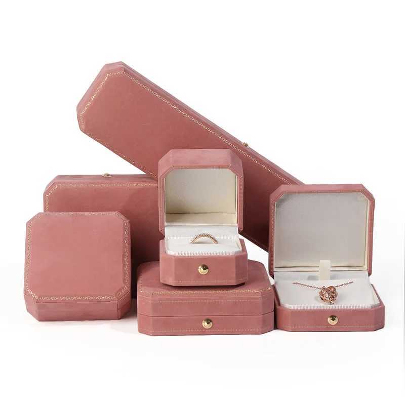 Octagonal jewelry packaging box vintage high-end ring pendant bracelet box necklace storage jewelry organizer display box W241019
