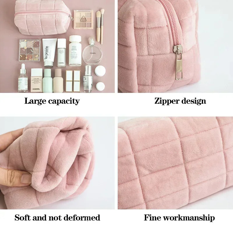 Simple Makeup Bag Pillow Pen High Appearance Level WOMENS Large Capacity Portable Storage Bags 241019 zhanyishengli