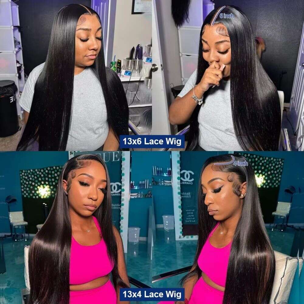Frontal HD Lace Wig Inch x Front Wigs Human Hair Brazilian Bone Straight For Women s