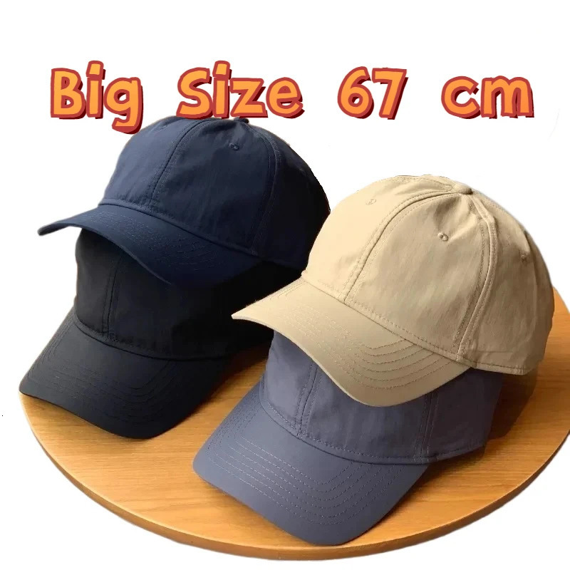 Big Size Autumn Sports Quick Drying Baseball Caps Man Breathable Large Plus Head Size Male Outdoor Sport Visor Cap Gorros 241009