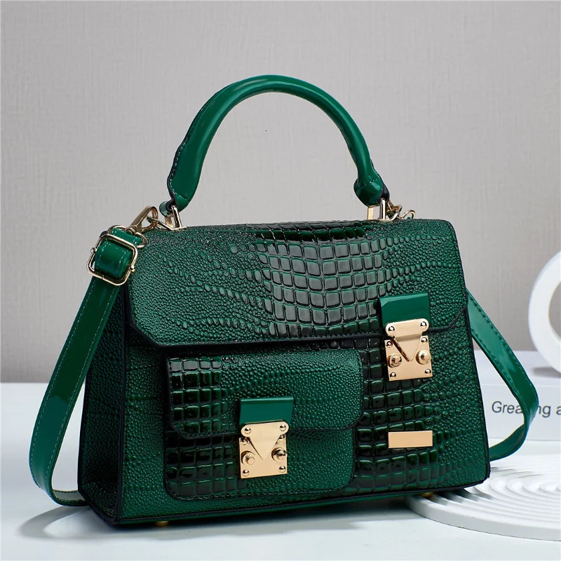 Womens cross shaped bag high-quality handbag with pattern PU retro shoulder bag commuting storage bag 241018