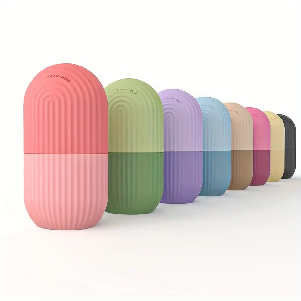 Ice Roller for Face and Eye Naturally Conditioning DePuff Bags Reduce Migraine Pain Reusable Massage Silicone Mold 241008