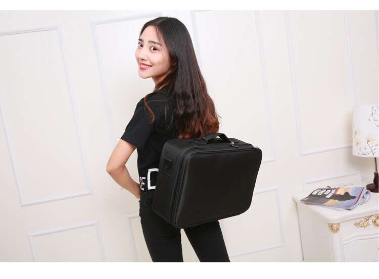 High Quality Make Up Professional Makeup Organizer Bolso Mujer Cosmetic Case Large Capacity Storage Bag
