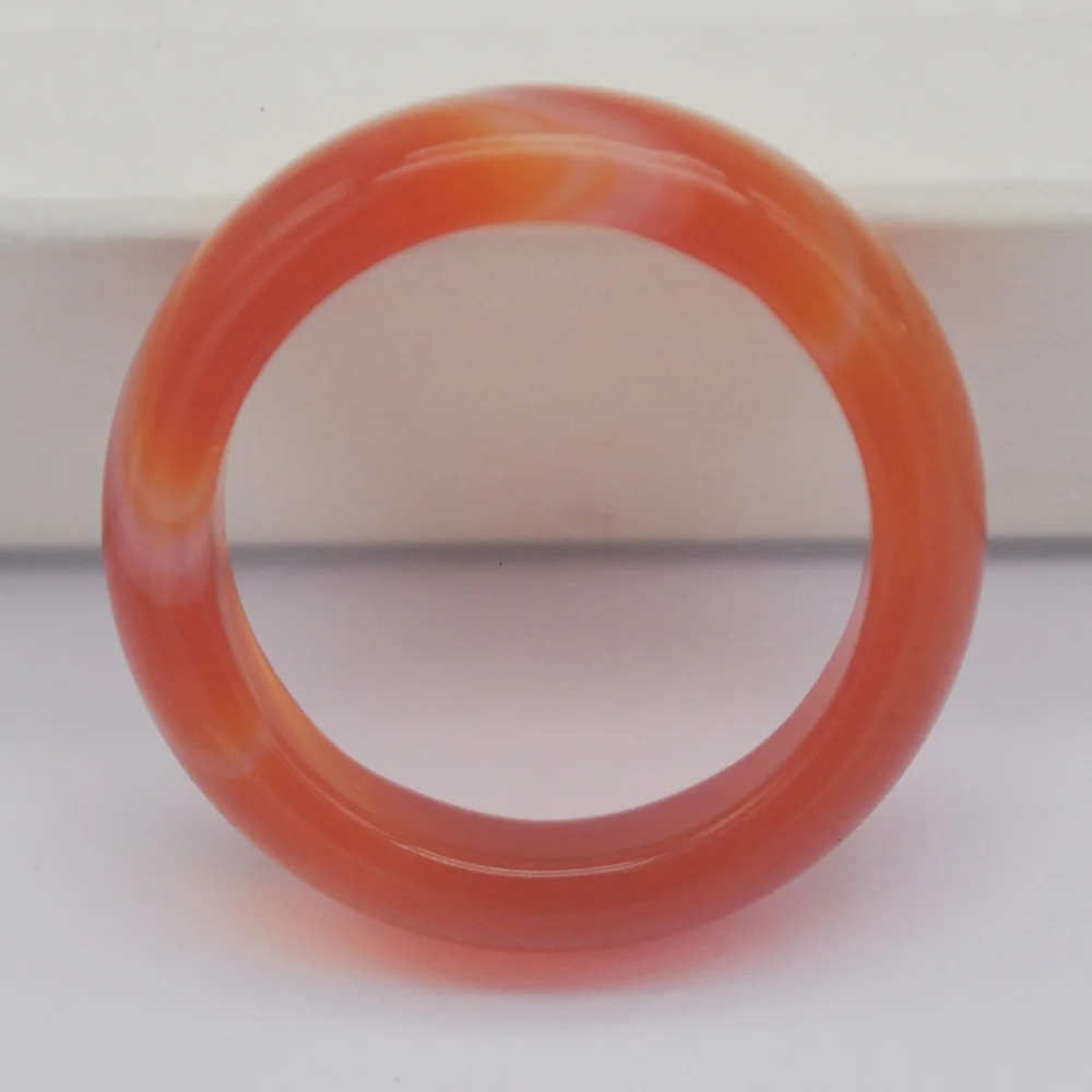 Natural Red Veins Carnelian Stone Finger Ring Size 7 9 Jewelry For Gift 241010