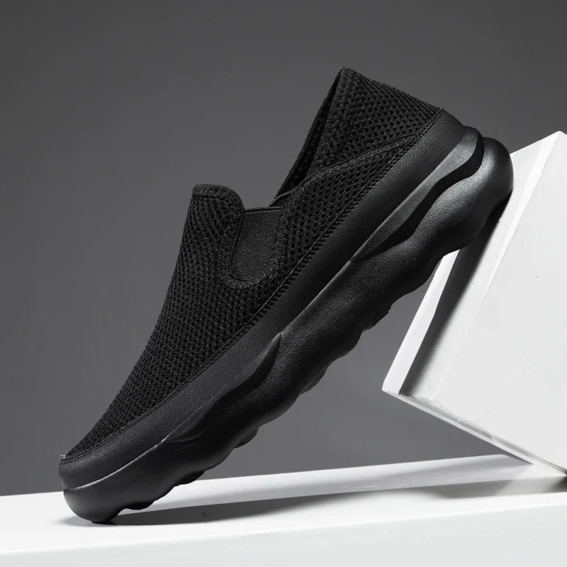 Sneakers Summer Walking Sport Shoes Men Loafers Breathable Slip On Lightweight Mesh Casual Zapatillas Hombre Deportiva Ddmywed Ddmysaturn