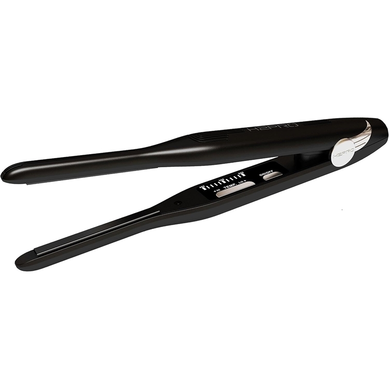 Black Diamond 3/10 tourmaline ceramic straightener - cutting edge professional flat iron suitable for all hair types 241018