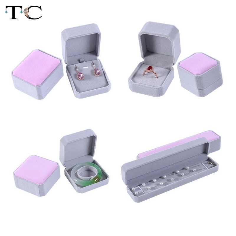 Ring Box Necklace Packaging Organizer Jewelry Packaging Bulk Gift Box Earring Bracket Gift Box Necklace Organizer W241019
