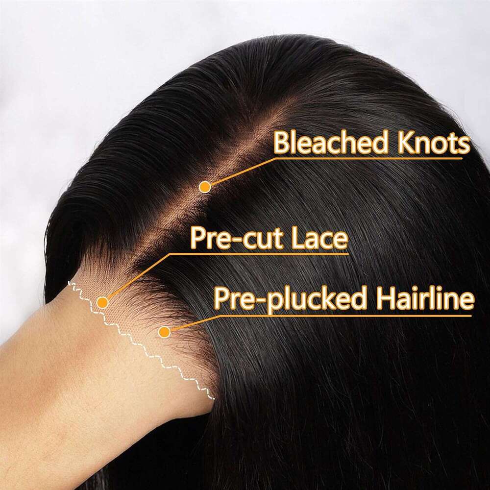 Wig x Glueless Human Hair Ready to Wear and Go Body Wave Natural Black HD Lace Front Wigs Frontal Brazilian s al
