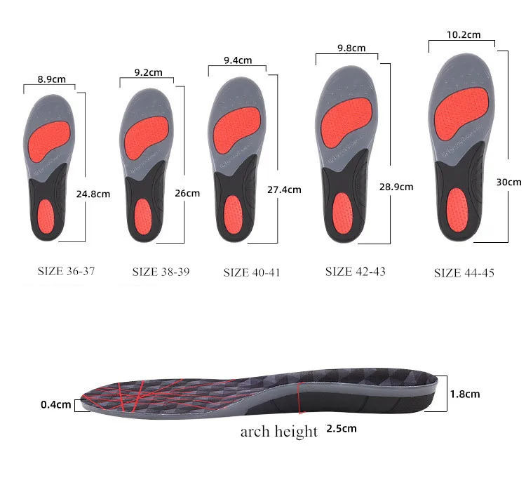 Military Training Sports Insoles For Shoes Men Women Sweat Breathable Shoe Pad Arch Support Pad Non-slip Shock-absorbing Insole 241010
