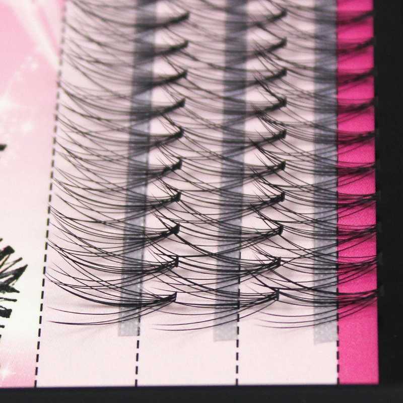 60pcs Individual Cluster EyeLashes Professional Makeup Grafting Fake False Eyelashes for eyelash extensions false eyelashes tabsXJ241019
