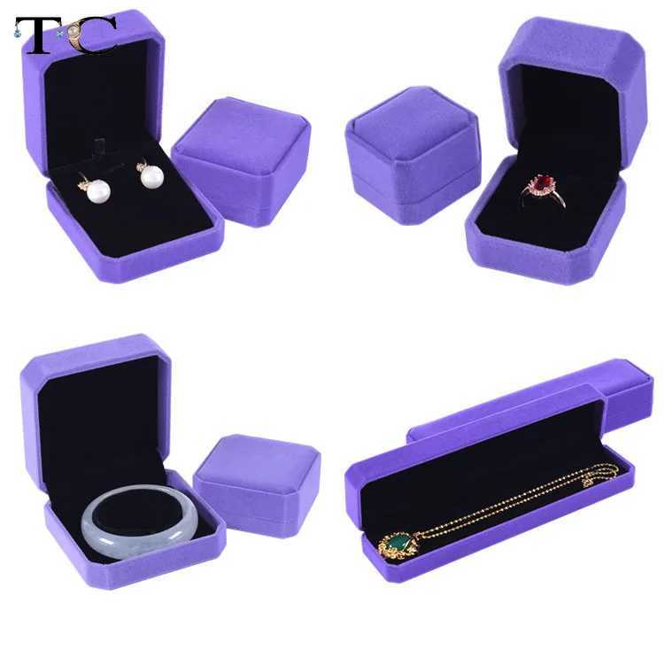 Ring Box Necklace Packaging Organizer Jewelry Packaging Bulk Gift Box Earring Bracket Gift Box Necklace Organizer W241019