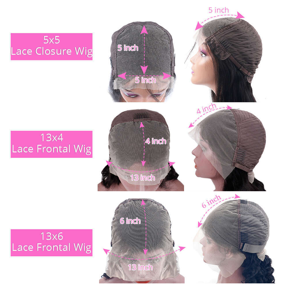 Straight Density x Short Bob Wig Lace Front Human Hair Wigs For Women HD Transparent Frontal s al