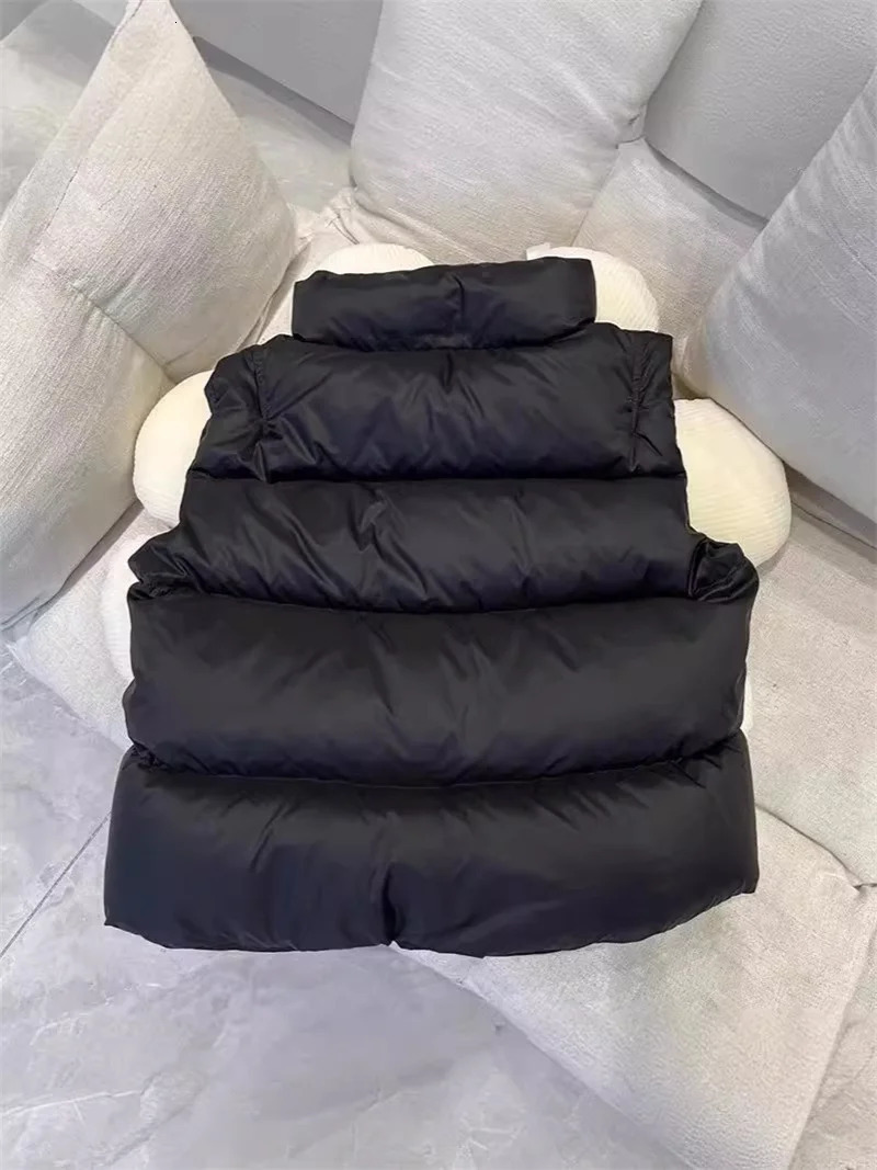 Boys Girls Warm Down Vest Jackets Autumn Big Kids Thin Waistcoat Children Winter Clothes Teen Solid Outer Coats 310 Years 241018