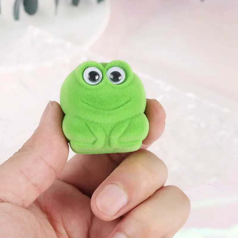 Velvet Bead Box Organizer Cute Animal Wedding Ring Box Fruit Storage Box Earrings Necklace Display Packaging Gift Accessories W241019