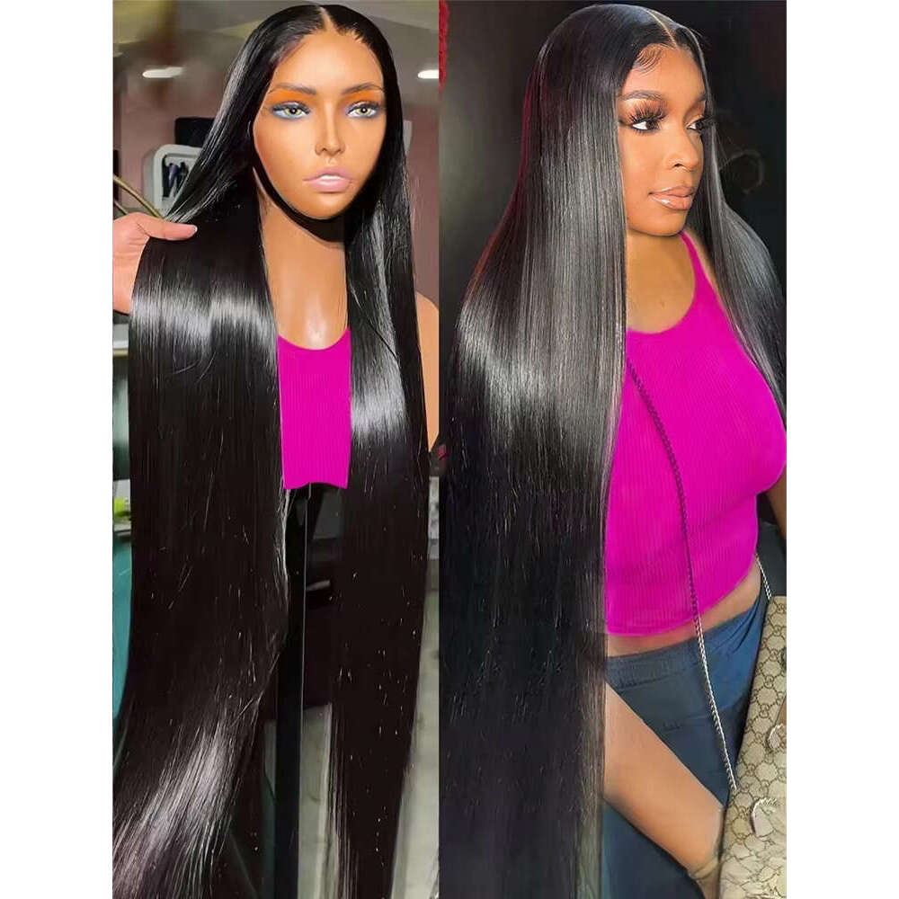 Brazilian Pre Cut Inches Bone Straight x HD Lace Frontal Wig Glueless Closure Ready To Wear Human Hair on Sale