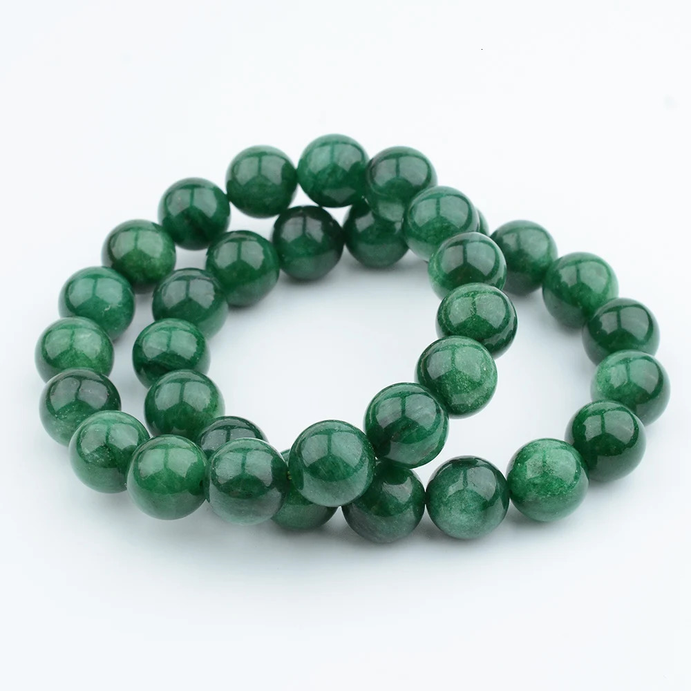 Natural high-quality Fuchsite loose round bead bracelet 12.m-12.5mm 241018