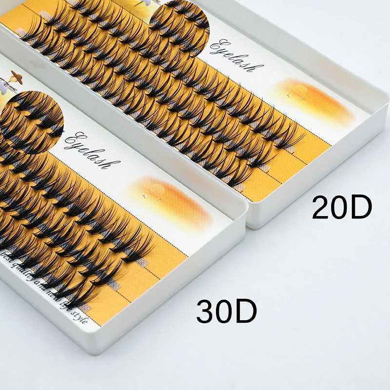 60 bundles/box10/20/30D Individual Cluster Eyelash Natural Eyelash extension Russia Eyelash Cluster Makeup tool for fake EyelashXJ241019