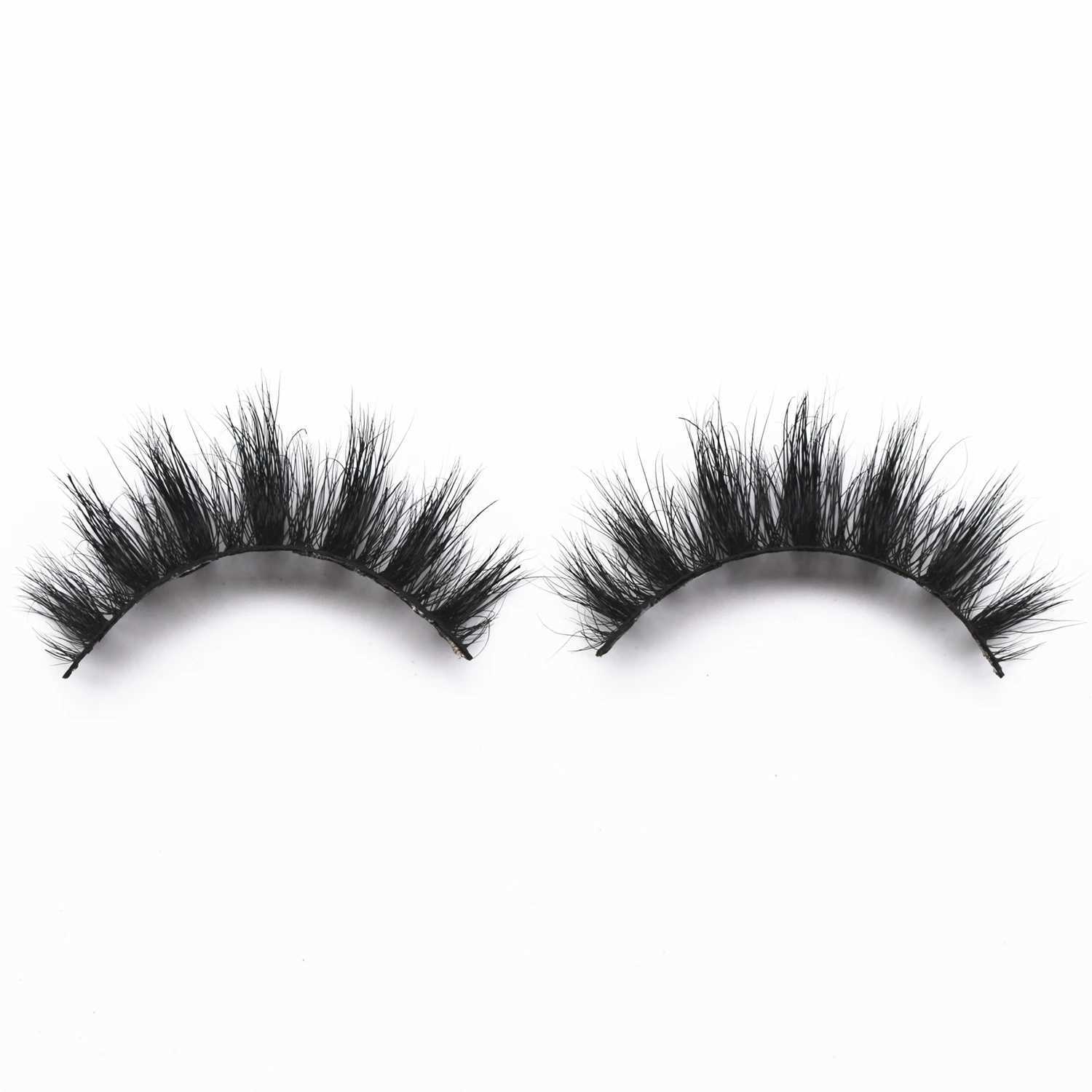 Mink Lashes D104 Fluffy Lashes False Eyelashes 3D Mink Eyelashes Cruelty Free Crisscross Wispy Lashes Makeup Eyelashes ExtensionXJ241019