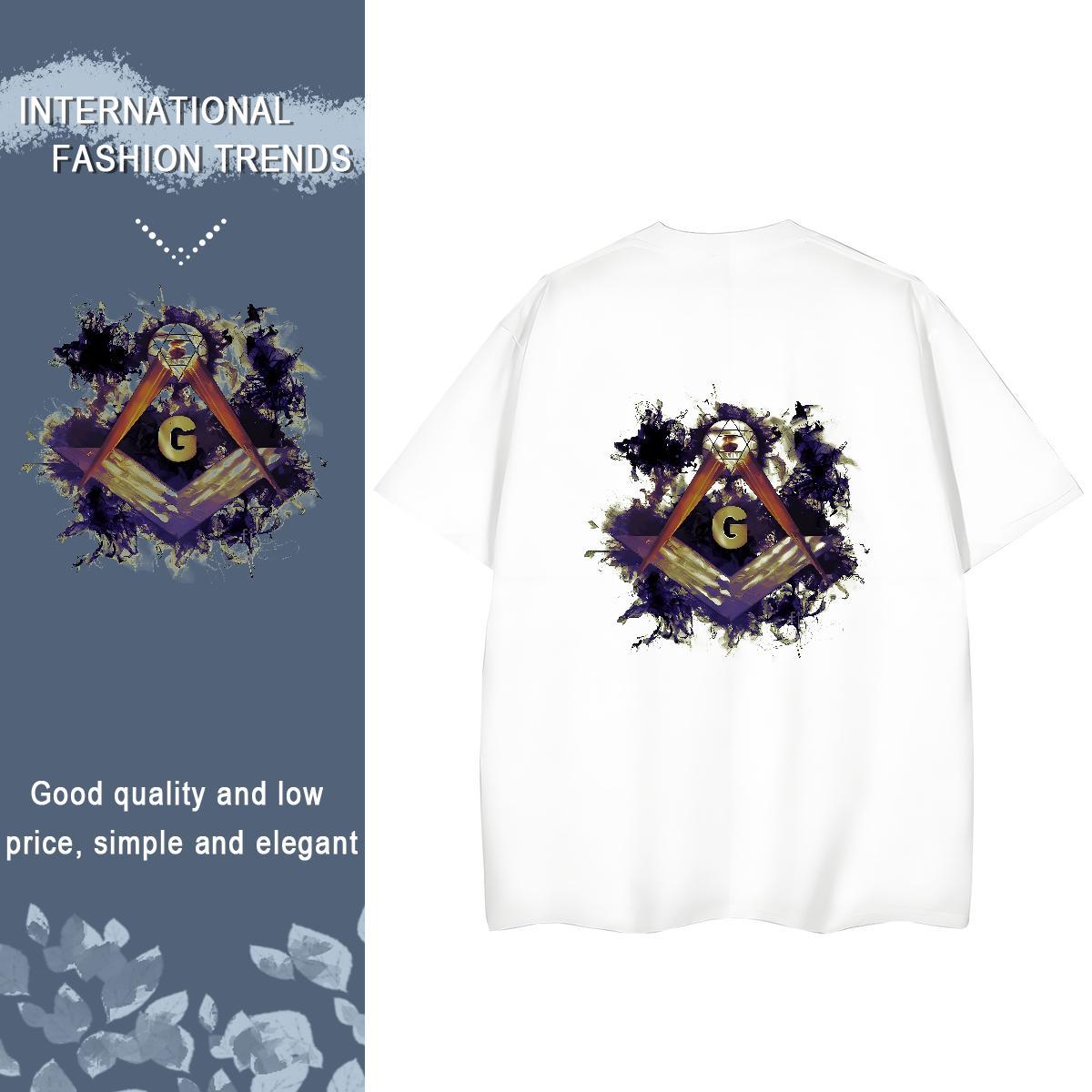 New Arrival Woman T Shirts 230g 100% Cotton Comfortable Summer Casual eye of the devil Women Tees Designer Anime Oversized Polos