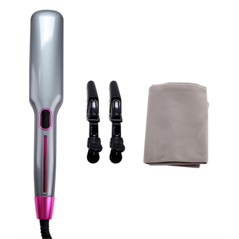 Maximum 450F Pro Flat Steel LCD Digital Display Negative Ceramic Plate Straightener Professional Straightening Tool 241018