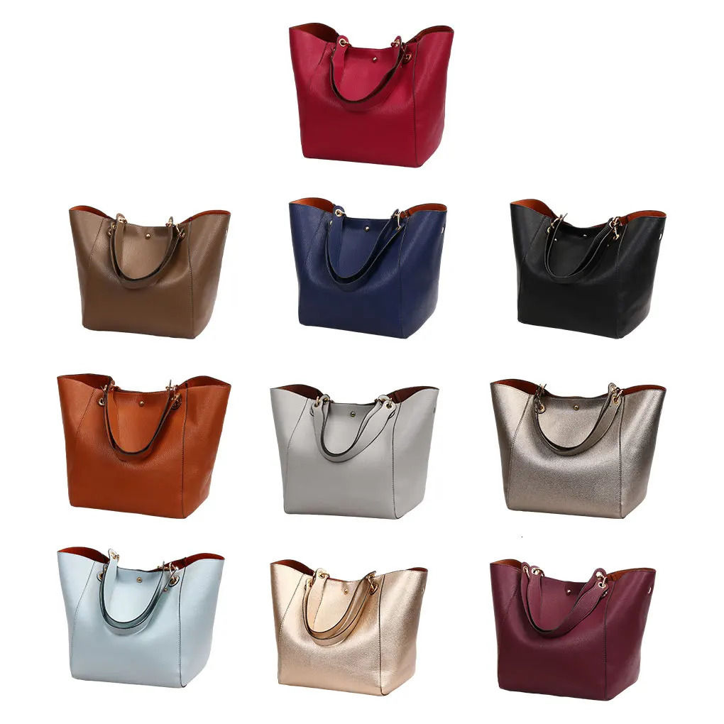 New Free Shipping Designer Bag Vintage Capacity Fashionable Casual Shoulder Bag PU Leather Large Womens Handbag Sac